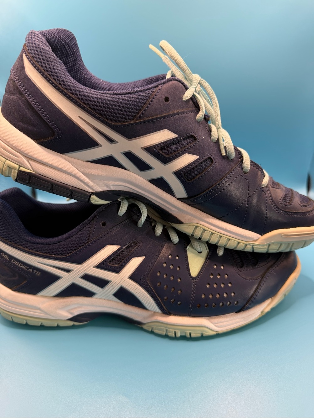 ASICS Gel-Dedicate 4 Women's Tennis Shoes (E557Y) – Size 9.5